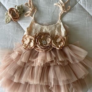 Baby flower girl dress